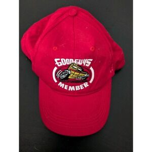 Good Guys Member Snapback Hat Red One Size Adjustable Embroidered